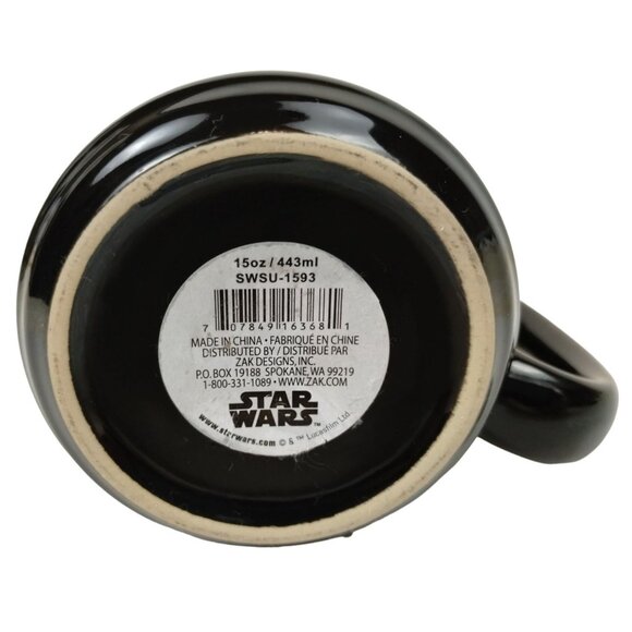 Star Wars Baby Yoda 15oz Ceramic Mug By Zak! - May The Force Be With You Design - Picture 5 of 5